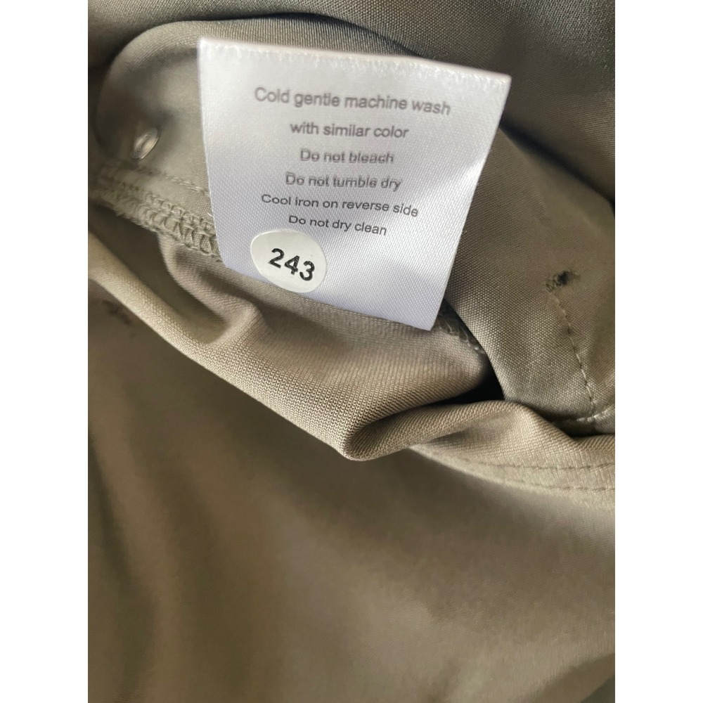 Ash & Erie Mens 5-Pocket Tech Pants Olive Green 33x25 Short Inseam Performance - Picture 7 of 7